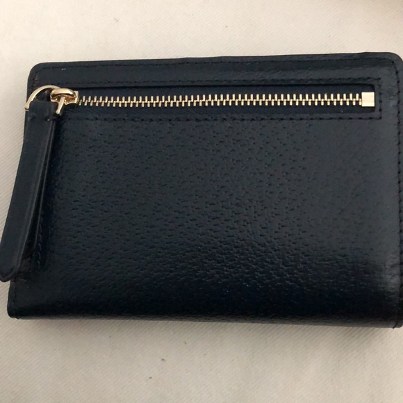 KATE SPADE ♠️ Medium Slim Bifold Wallet Navy NWT - Picture 2 of 7